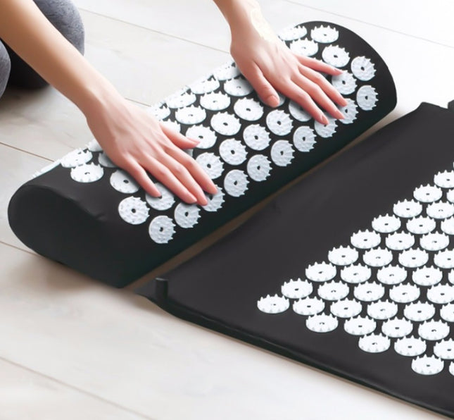 Akupunktuurmassering Joga Mat Met Kussing