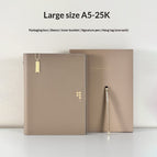 Beige / Groot A5 / Met Blanko Plaatjies