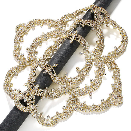 Blomagtige Temperament Retro Bruid Hoofband Strass