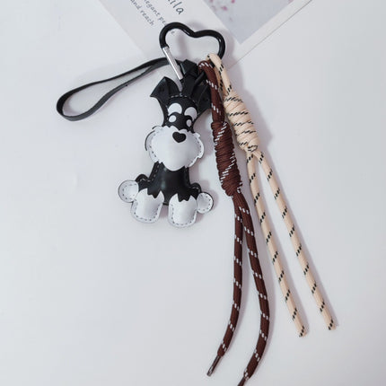New Woven Rope Bag Pendant Dog Keychain