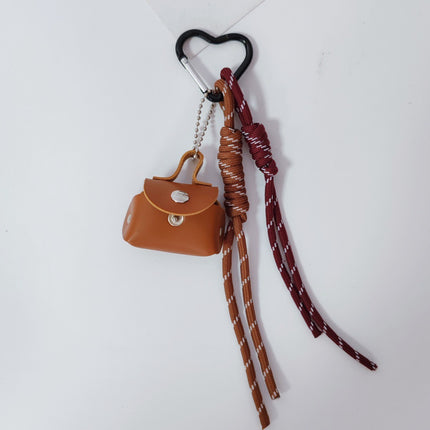 New Woven Rope Bag Pendant Dog Keychain
