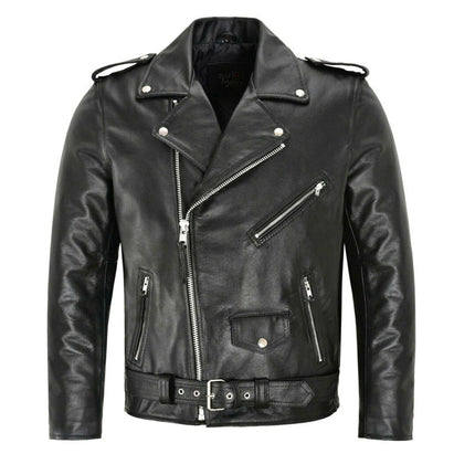 Popular Motorcycle Leather Men's Leather Clothing