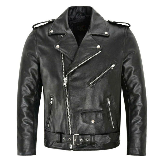 Popular Motorcycle Leather Men's Leather Clothing