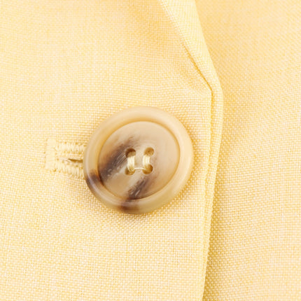 Spring And Autumn Linen Blended Minimalist Blazer