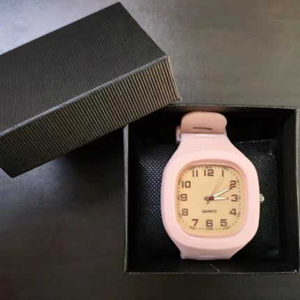 Student Couple Fashion Simple Square Digital Electronic Watch