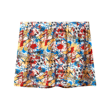 Men's Printed Ice Silk Underwear Fashion Trend