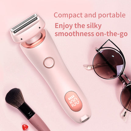 2-in-1 Haarverwyderaar-epileerder USB Herlaaibare Trimmer Vroue Liggaamsskeermasjien Gesig Been Onderarm Bikini Hand Skaamhaarskeerder Haarverwyderaar