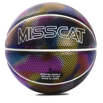Glowing Luminous Fluorescent Basketball Night Game Basketball