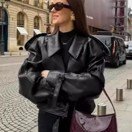 Matte Leather Jacket