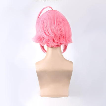 Pienk omgekeerde cosplay pruik