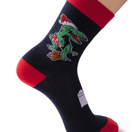 Big Red Cotton Christmas Mid-calf Personality E-commerce Socks Gift Socks