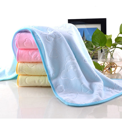 Omboorde, reliëf-mikroveselhanddoek