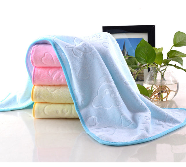 Omboorde, reliëf-mikroveselhanddoek