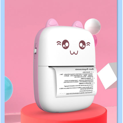 Mini Printer Portable Mini Bluetooth WiFi New Wrong Printer Mobile Phone Photo Title Note Hot Print Pocket Student Error Label Printer