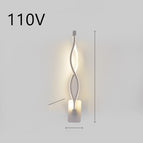 Wavy white 110V / Warm light