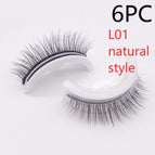 L01 natuurlike styl / Vierkantige boks in vier kleure / 6 STKS
