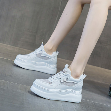 Wedge Platform Thick Bottom Inner Height Increasing Casual Shoes