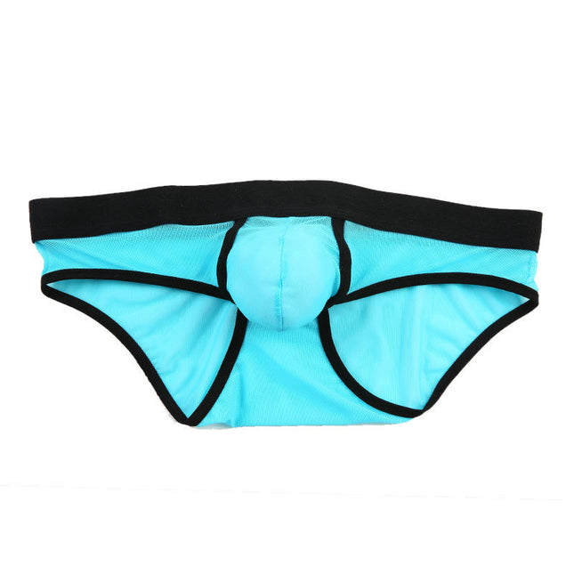 Low Waist Breathable Mesh Sexy Briefs Nylon Men
