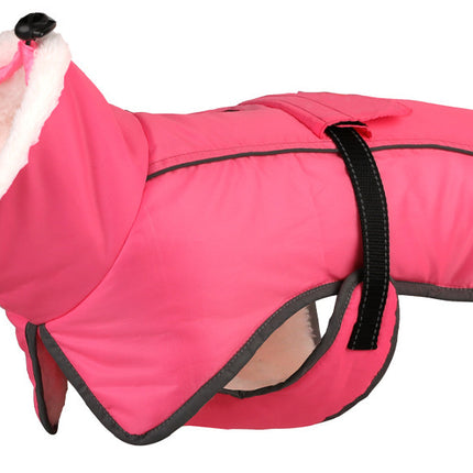 Pet Autumn And Winter Clothes Thick Warm Waterproof Cold-proof Cotton Coat Pet Clothing Dog Clothes