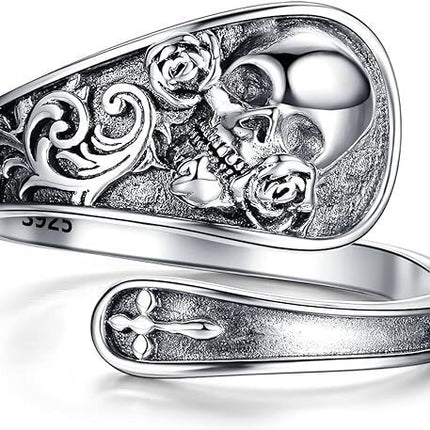Retro Artistic Skull Ring For Women