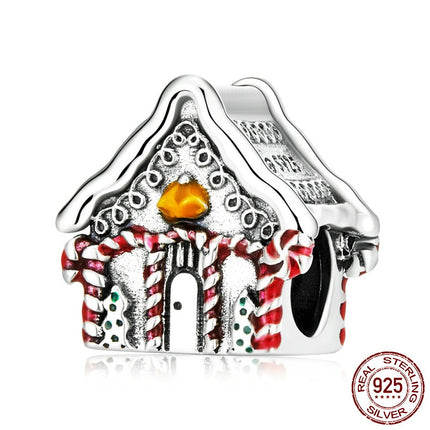 Kersfees Warm Sneeu Huis Diy Armband String Krale