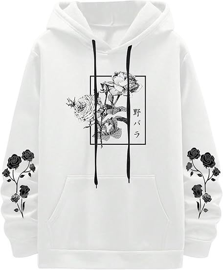 Fashion New Rose Print Casual Sweatshirt