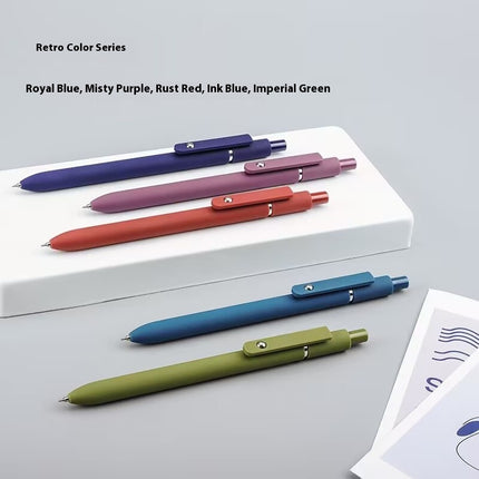 Retro Color Press Neutral Student Office Brush Pen