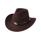 Mirror Coffee Leather Belt / Adjustable From 57 To 58cm