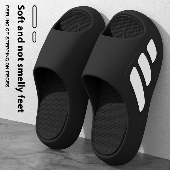Platform Slippers Men's Indoor Home Use Shit Feeling