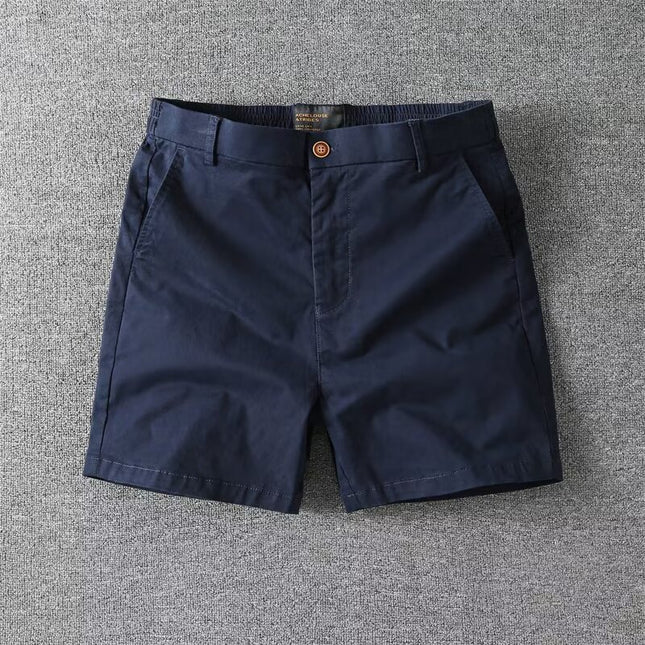 Men's Casual Slim Fit Straight Cargo Shorts