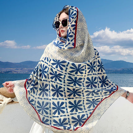 Women's Outer Scarf For Traveling In Western Sichuan Grassland