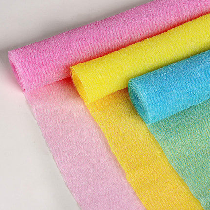 Exfoliating Cleaning Brush Back Rubbing Bath Towel