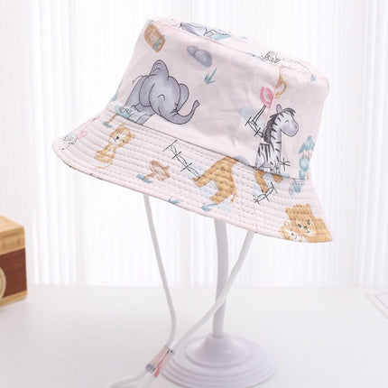 Children's Thin Cute Printed Sunscreen Sun Hat