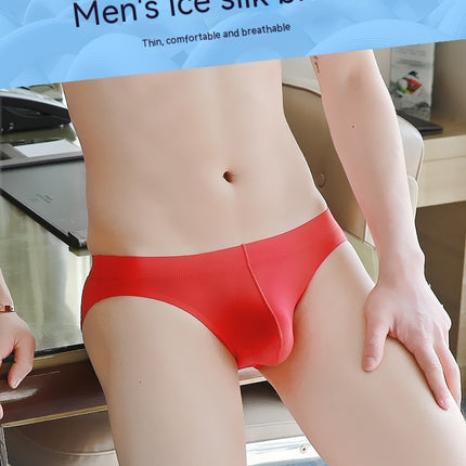 Men's Ice Silk Seamless Briefs