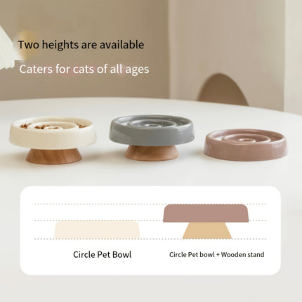 Ceramic Dog Slow Feeder Bowl Anti-Gulping Cat Food Dish Bowls Pet Cat Puzzle Food Bowl Puppy Dogs Cat Feeding Container