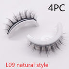 L09 natuurlike styl / Kristalboks / 4 STKS