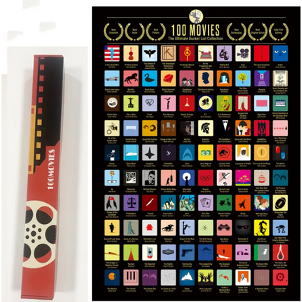 Movie Scratch Postcards