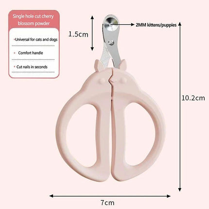 Professionals Cute Shape Pet Cat Dog Nail Clipper Cutter Grooming Scissor Clipper Claw Nail Supplies Pet Nail Trimmer