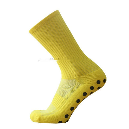 Solid Color Professional Competition Soccer Socks Magical Socks Hexagonal Friction Film