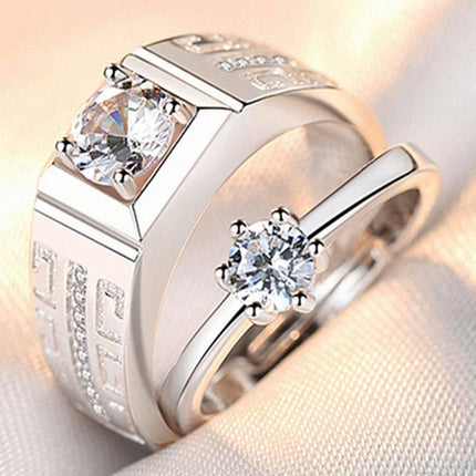 Ringe Opening Trou Simulasie Diamant Ring
