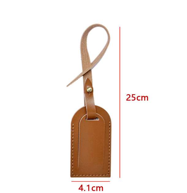 Luggage Identification Tag Anti Lost Leather Pendant