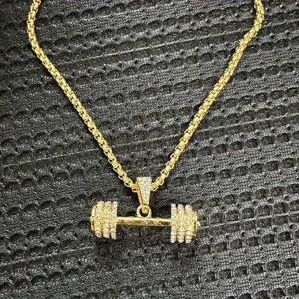 Euro-Amerikaanse Vol-Kristal Hip-Hop Hanger Halter Ketting Stelling Juweliersware
