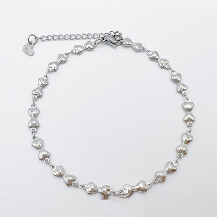European And American Style Fashion Special-interest Stainless Steel Anklets Love Anklet Multi-style Ins