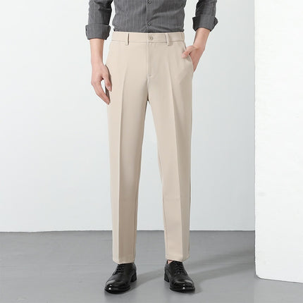 New Suit Pants Men's Ninth Casual Straight Pants