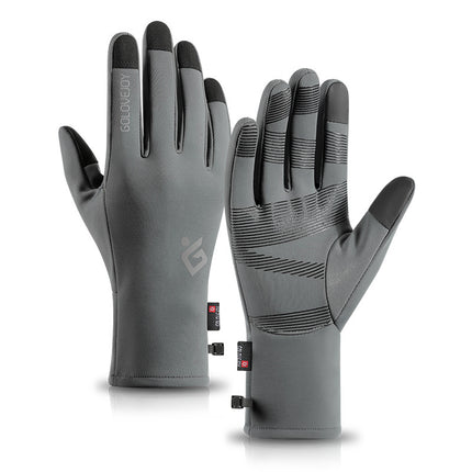 Waterproof Touch Screen Non-slip Plus Velvet Warm Gloves