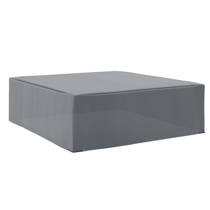 225x210cm Buiten Tuin Rottang Meubels Beskermende Oortreksel Water UV-bestand Grys