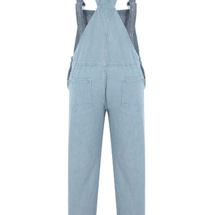 Fashion Men's Sling Denim Romper