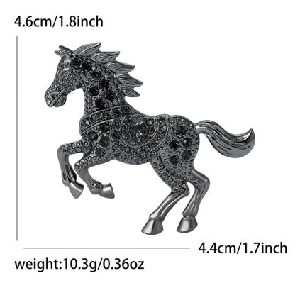 Year Of The Horse Zodiac Brooch Light Luxury And Versatile
