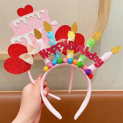 Nuwe Oulike Kinderhaarband Prinses Verjaarsdag Foto Versiering Bykomstighede