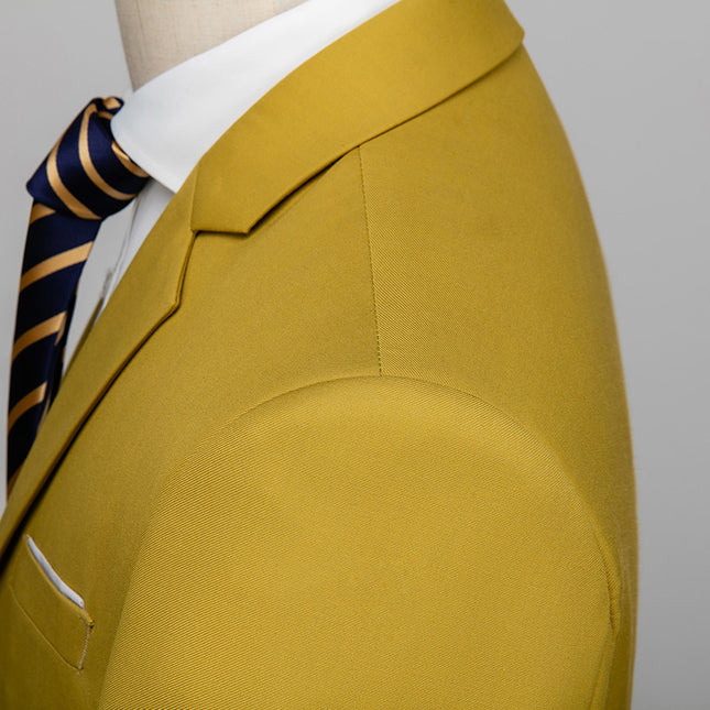 Two-piece Suit With Two Buttons For Wedding